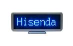 LED lichtkrant 14cm x 5,5cm BLAUW display, Ophalen of Verzenden, Nieuw