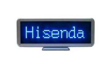 LED lichtkrant 14cm x 5,5cm BLAUW display beschikbaar voor biedingen