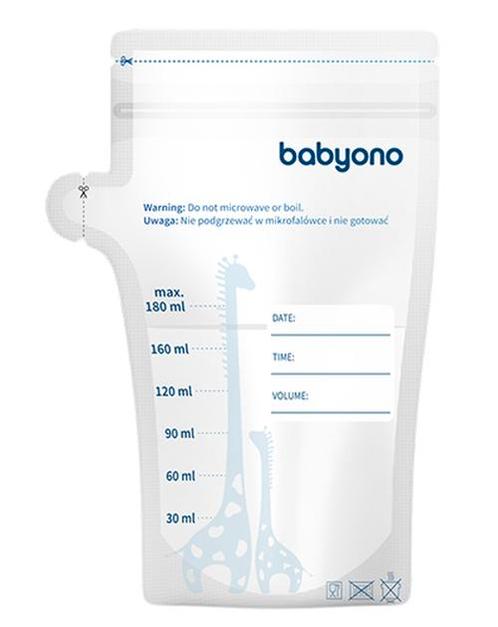Baby Ono 30 stuks 180ml Moedermelk Bewaarzakjes 1084, Kinderen en Baby's, Babyvoeding en Toebehoren, Nieuw, Verzenden