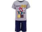 Kinderpyjama - Shortama - Super Mario - Grijs/Marineblauw, Kinderen en Baby's, Nieuw, Verzenden