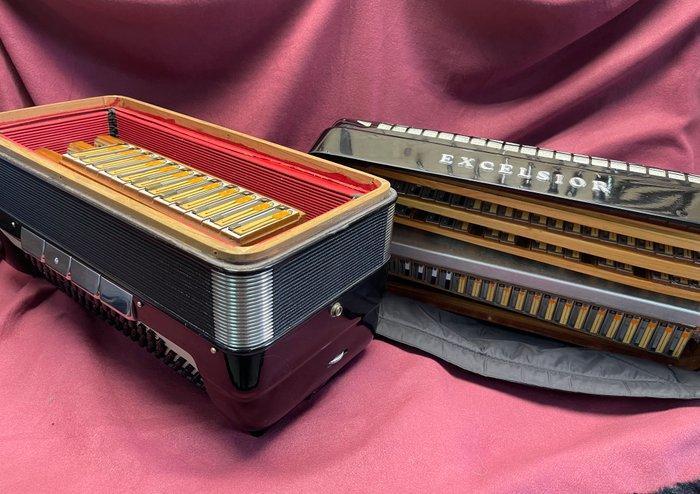 Excelsior - Mod 990 - - Accordeon - Italië, Muziek en Instrumenten, Blaasinstrumenten | Blokfluiten