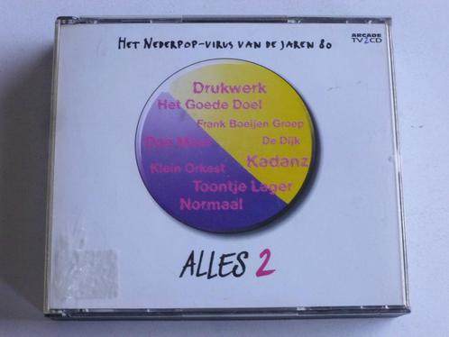 Het Nederpop - Virus van de jaren 80 / Alles 2 (2 CD), Cd's en Dvd's, Cd's | Nederlandstalig, Zo goed als nieuw, Verzenden