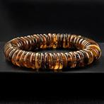 Barnsteen - Smooth BALTIC AMBER Coin Bead Bracelet • Ancient