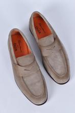 SANTONI - Loafers - 7 - Suede - Loafers - Maat: EU 41 -, Nieuw