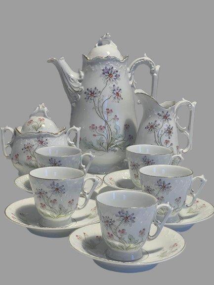 Friedrich Kästner - Neo/ Rococo - Koffiekopje - Porselein -, Antiek en Kunst, Antiek | Glas en Kristal