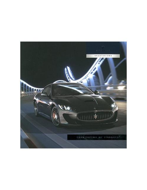 2013 MASERATI GRANTURISMO MC STRADALE BROCHURE ENGELS, Boeken, Auto's | Folders en Tijdschriften