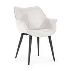 *WOONWINKEL* Eleonora Sandy Kuipstoel Stof Beige, Nieuw, Stof, Verzenden