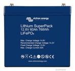 Victron Lithium SuperPack 12,8V/60Ah (M6), Verzenden, Nieuw
