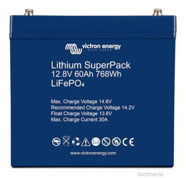 Victron Lithium SuperPack 12,8V/60Ah (M6), Watersport en Boten, Accessoires en Onderhoud, Verzenden