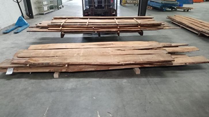 Kersen hout Ruw, Doe-het-zelf en Verbouw, Hout en Planken, Overige houtsoorten, 200 tot 250 cm, 25 tot 50 mm, Zo goed als nieuw