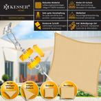 Schaduwdoek - Zonnezeil - Vierkant - 5x5 m - Zand - KESSER®, Verzenden, Zo goed als nieuw