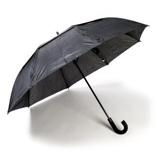 Paraplu | Ø 130 cm (Automatisch, Schouderband, Zwart), Sieraden, Tassen en Uiterlijk, Paraplu's, Nieuw, Verzenden
