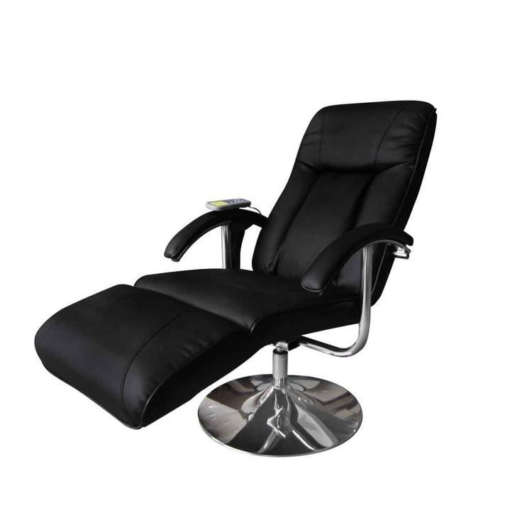 Massagestoel Kunstleer Zwart | OP = OP | Perfecte Relax S..., Huis en Inrichting, Fauteuils, 50 tot 75 cm, 125 tot 150 cm, Nieuw
