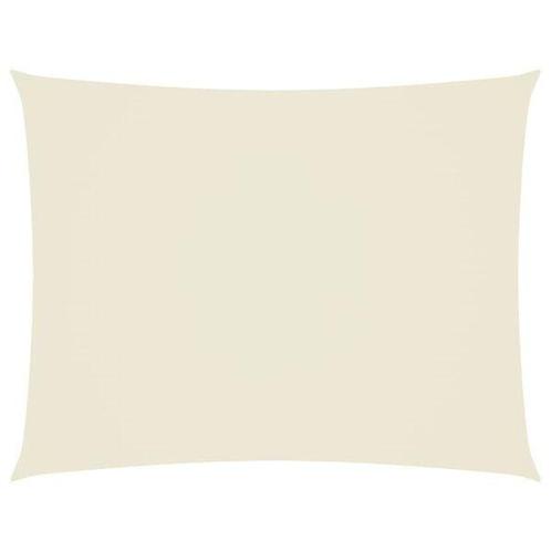 Zonnescherm Creme 4x6m - Waterdicht - Retourdeal, Tuin en Terras, Zonneschermen, 250 cm tot 450 cm, Nieuw, Overige typen, Ophalen of Verzenden