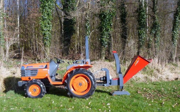 Demo 8 cm aftakasaangedreven bio hakselaar van FBC, Tuin en Terras, Hakselaars, Nieuw