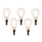 Set van 5 Smart E14 LED lampen P45 4,5W 470 lm 1800-4000K, Nieuw