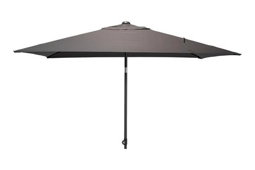 4-Seasons stokparasol Oasis 200 x 250 cm - Antraciet, Tuin en Terras, Parasols, Stokparasol, Nieuw, Kantelbaar, Verzenden