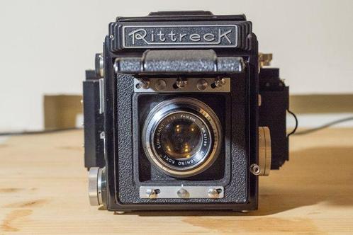 Rittreck MMK/IIA + Musashino Luminant 3,5/10,5cm + 4,5/21cm, Audio, Tv en Foto, Fotocamera's Analoog