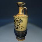 Oud-Grieks Aardewerk Attiek, zwarte figuren Lekythos. 490