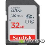 SanDisk Ultra 32GB SDHC Geheugenkaart, Computers en Software, RAM geheugen, Nieuw, Verzenden