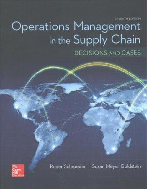 Operations Management in the Supply Chain, Boeken, Studieboeken en Cursussen, Verzenden