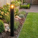LED Tuinpaal - Staande buitenlamp met Smoked Glas | 80cm, Ophalen of Verzenden, Nieuw, Netvoeding, Staande lamp