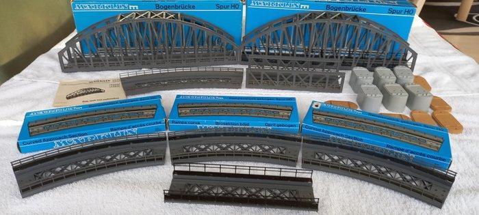 Märklin H0 - 7263/7262/7268/7267/7269. - Bruggen (19) -, Hobby en Vrije tijd, Modeltreinen | H0