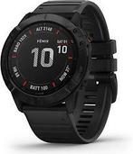 Garmin Fenix 6X Pro 51 mm zwart met een zwarte siliconen, Verzenden, Gebruikt