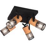 LED Plafondspot - Trion Yosh - E14 Fitting - 4-lichts -, Metaal of Aluminium, Nieuw, Ophalen of Verzenden, Led