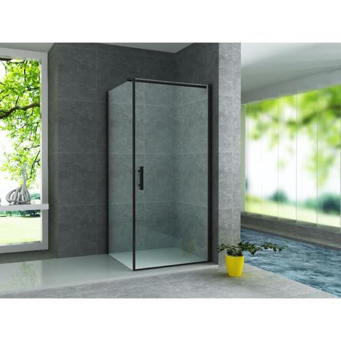 Douchecabine 90X90 Vierkant Mina Mat Zwart 1 Draaideur, Doe-het-zelf en Verbouw, Sanitair, Nieuw, Ophalen of Verzenden