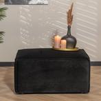 40% Korting: Hocker Memphis velvet zwart, Huis en Inrichting, Banken | Voetenbanken en Poefen, Ophalen, Velvet chique, Modern