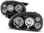 Koplampen Opel Corsa B 93-00  Angel Eyes zwart, Ophalen of Verzenden, Nieuw