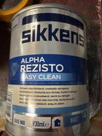 Sikkens Alpha Rezisto Easy Clean - RAL 7016 - 1 liter, Doe-het-zelf en Verbouw, Verf, Beits en Lak, Overige kleuren, Nieuw, Ophalen of Verzenden