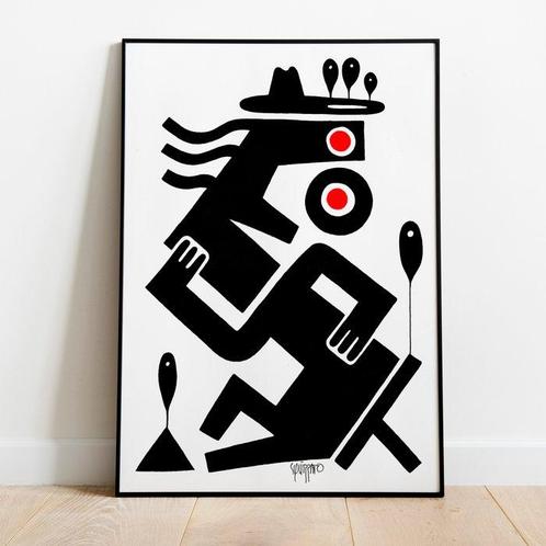 Antony Squizzato - Party with myself, Antiek en Kunst, Kunst | Schilderijen | Modern