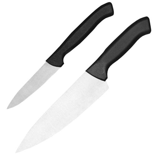 GGM Gastro | Messenset Ecco Chef Basic - 2 stuks | MSECBP2 |, Huis en Inrichting, Keuken | Bestek, Nieuw, Overige materialen, Verzenden