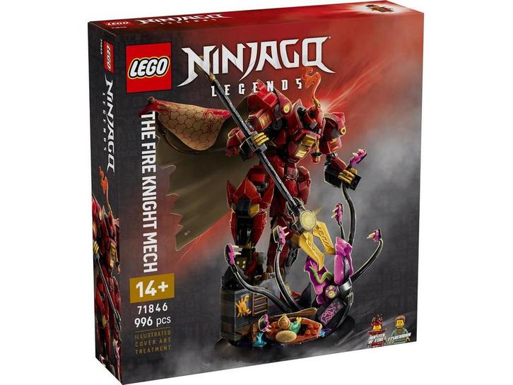 LEGO NINJAGO - De Vuurriddermecha (71846) - Bouwpakket met 2, Huis en Inrichting, Woonaccessoires | Overige, Zo goed als nieuw