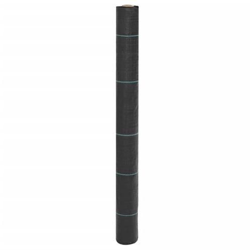 vidaXL Worteldoek 1x25 m polypropeen zwart, Tuin en Terras, Overige Tuin en Terras, Nieuw, Verzenden