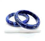 Lapis Lazuli Bangles Armband, Sieraden, Tassen en Uiterlijk, Edelstenen, Ophalen of Verzenden, Nieuw