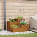 vidaXL Tuinbak 80x80x60 cm Weerbestendig Staal, Tuin en Terras, Verzenden, Nieuw, Metaal, 60 tot 100 cm