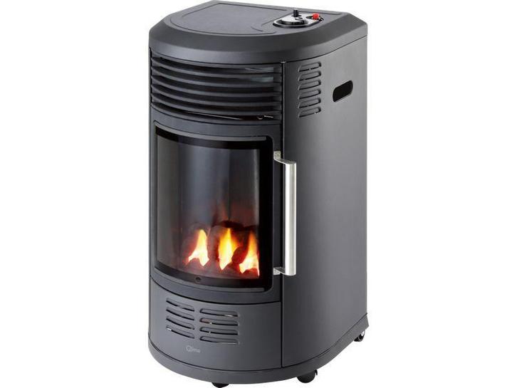 Qlima verrrijdbare gaskachel GH 8034 zwart, Caravans en Kamperen, Kampeeraccessoires, Nieuw