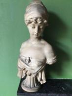 René Maquet (XIX-XX) - sculptuur, Elegante - 59 cm -, Antiek en Kunst