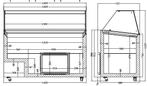 COMBISTEEL SCHEPIJSVITRINE TENERIFE 10X5 LTR, Verzenden, Nieuw in verpakking