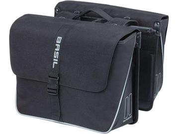 Basil Forte dubbele fietstas MIK, 35L, zwart/zwart beschikbaar voor biedingen
