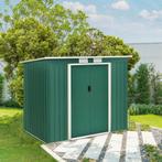 Metalen Tuinhuis M - 213 × 130 × 173 cm  - Groen, Tuin en Terras, Tuinhuizen, Verzenden, Nieuw
