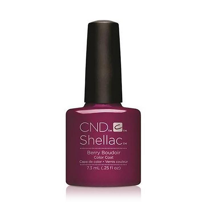 CND  Colour  Shellac  Gellak  Berry Boudoir  7,3 ml, Sieraden, Tassen en Uiterlijk, Uiterlijk | Haarverzorging, Nieuw, Verzenden