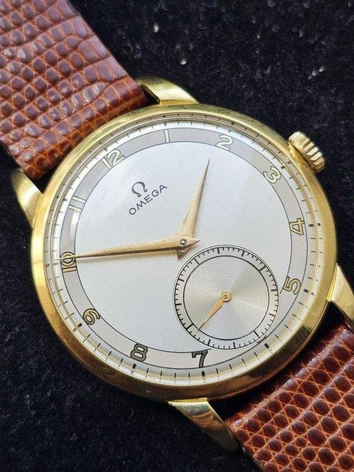 Omega - Vuntage Jumbo 18K gold - 2685 - Heren - 1955, Sieraden, Tassen en Uiterlijk, Horloges | Heren