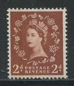 Groot-Brittannië 1959 - 2 pence light red-brown ERROR, Postzegels en Munten, Postzegels | Europa | UK, Gestempeld