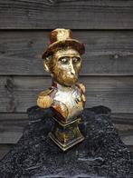 Beeld, Dandy Style Monkey - 26,5 cm - Hars, Antiek en Kunst