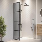 Douchewand Essos 40 x 200 cm Zwart – Inloopdouche 8 mm, Verzenden, Nieuw, Douche