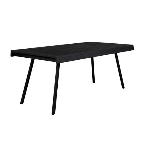 *WOONWINKEL* Bodio Suri Black Eettafel Van Gerecycled Teak Z, Huis en Inrichting, Tafels | Eettafels, Nieuw, Verzenden